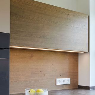 Holz in der Küche