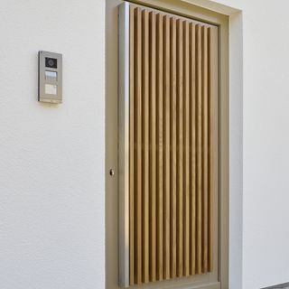 Eiche Leisten Haustür