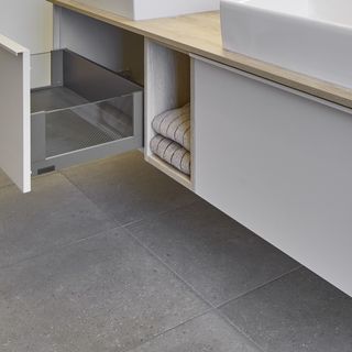 Waschtischplatte Holzdekor